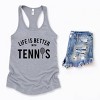 Simply Sage Market Life Is Better With Tennis Racerback Tank - 4 of 4