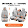 VEVOR Seat Covers, Universal Car Seat Covers Full Set Seats, Front and Rear Seat, 13pcs Faux Leather Seat Cover, Full Enclosed Design - 3 of 4