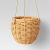 8" x 33" Rattan Hanging Woven Planter Natural - Opalhouse™ - image 4 of 4