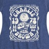 Girls' - Peanuts - Charlie Brown Tour Fit & Flair Cap Sleeve Dress - 2 of 4