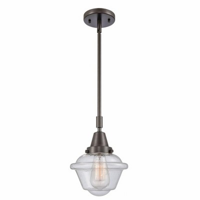 Oxford - 1 Light Stem Hung Mini Pendant In Traditional Style-9.13 Inches Tall and 7.5 Inches Wide