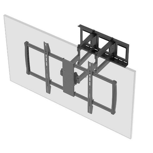 Monoprice Commercial Fixed TV Wall Mount Bracket Low Profile For 32 To 55  TVs up to 77lbs Max VESA 400x400 UL Certified