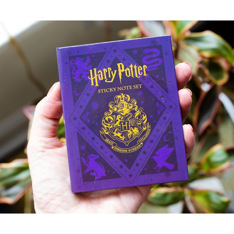 Silver Buffalo Harry Potter Hogwarts Sticky Note and Sticky Tab Box Set, 3 of 8