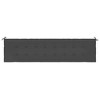 vidaXL Garden Bench Cushion Black 78.7"x19.7"x1.2" Oxford Fabric - 4 of 4