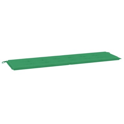 vidaXL Garden Bench Cushion - Comfortable 70.9"x19.7"x1.2" Foam Fiber Filled Cushion with Oxford Polyester Fabric in Green for Outdoor Use