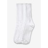Comfort Choice Women's Plus Size Diabetic Ultra Plush Crew Socks 3-Pack - 2 of 2
