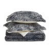 Peace Nest Dual-Side Fluffy Faux Rabbit Fur Comforter Set, Plush Fuzzy Bedding Set - 3 of 4