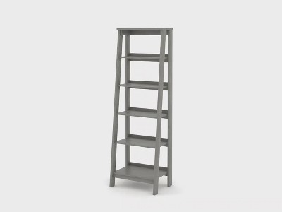 Mystic Oak Adjustable 5-Shelf Bookcase with Cubes