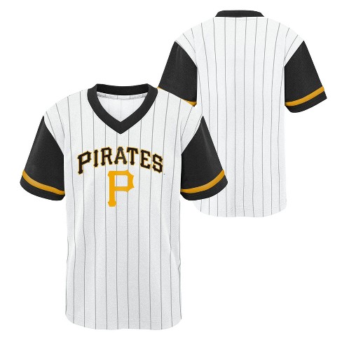 Mlb Pittsburgh Pirates Boys' White Pinstripe Pullover Jersey : Target