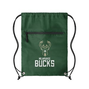 NBA Milwaukee Bucks Big Logo Drawstring Bag - 1 of 4