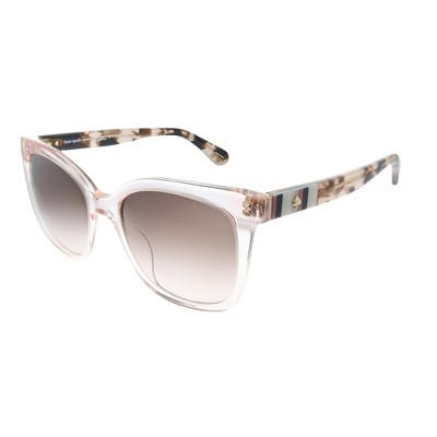 Kate Spade Kiya/S 733 Womens Cat-Eye Sunglasses Crystal Peach 53mm
