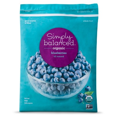 Organic Frozen Cultivated Blueberries - 40oz - Simply Balanced&#8482;