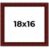 PosterPalooza | Weathered Red Picture Frame - UV Acrylic, Backing Board, Hanging Hardware Included - 2 of 4