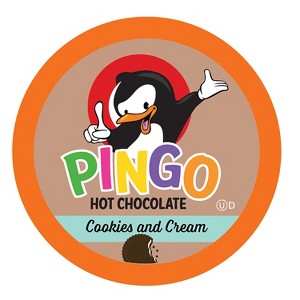 Pingo Hot Chocolate Pods for Keurig K-Cup Brewers, Cookies and Cream 40 Count - 1 of 4