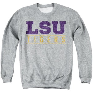 Men's LSU Between The Lines Crewneck Sweatshirt - 1 of 4
