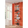 vidaXL Telescopic Shoe Rack with Rods Aluminum - 4 of 4