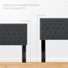 Modway Helena Headboard – Full/Queen Tufted Upholstered Linen Fabric Headboard with Adjustable Mounting Heights - 4 of 4