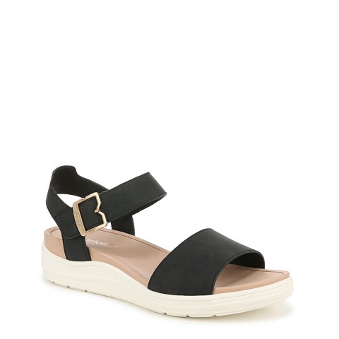 Женские сандалии Dr. Scholl's Women's Time Off Sky Sandal Black 10 M
