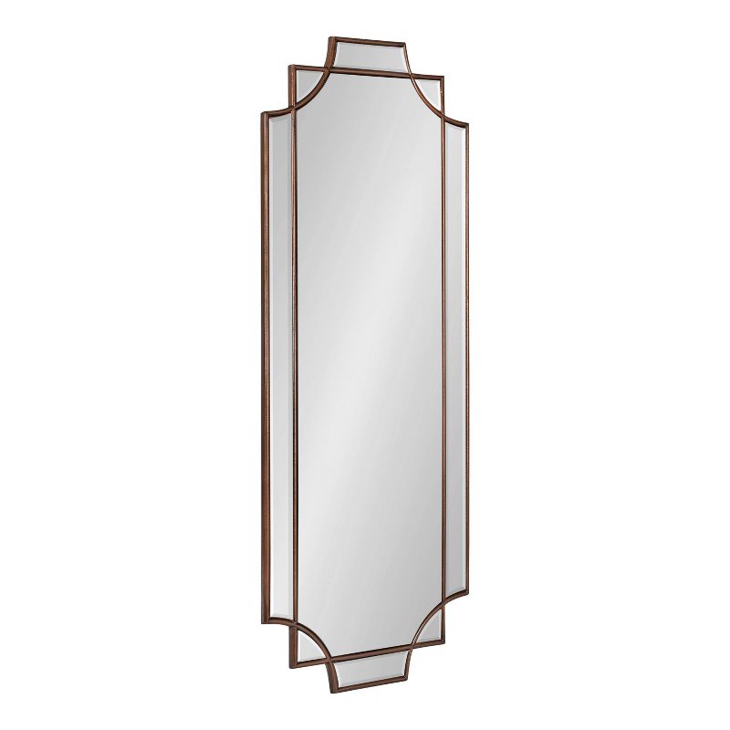 16&#34; x 42&#34; Minuette Decorative Framed Wall Mirror Bronze - Kate &#38; Laurel All Things Decor, 1 of 8