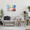 Stupell Industries Mediterranean Sunset Ocean Coast Black Framed Giclee Art - 2 of 4