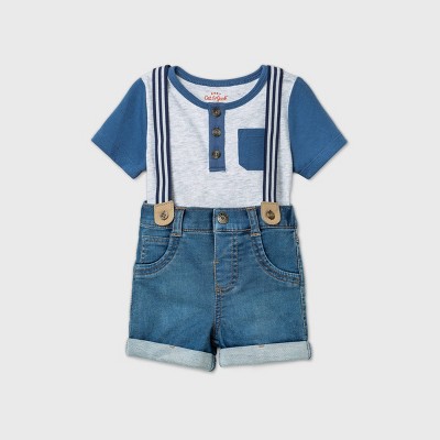 newborn denim shorts