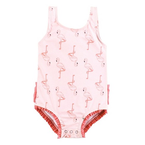 Baby fashion flamingo swimsuit