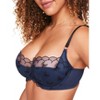 Adore Me Women's Bettie Balconette Bra 34c / Medieval Blue. : Target