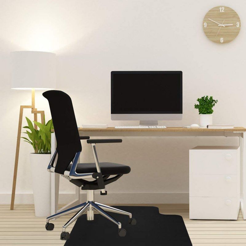 Mind Reader Office Chair Mat For Hardwood Floor, 36" x 48", Black, 4 of 5