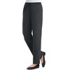 Collections Etc Elastic Waistband with Side Pockets Cotton Knit Pants - 4 of 4