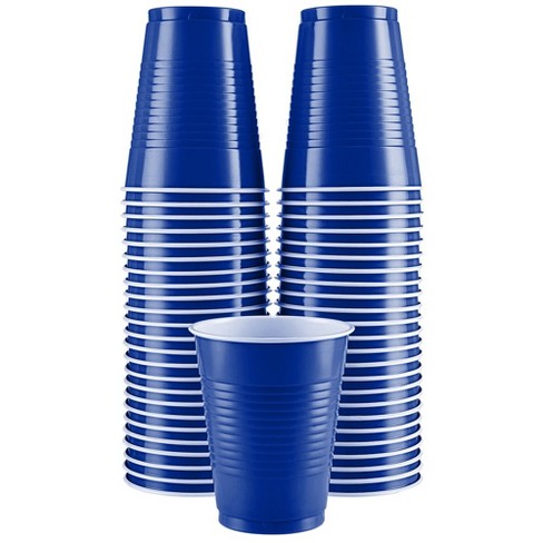 Pack Of 50 Amscan 436810 Brava Bright Royal Blue 18 Oz Plastic Cups