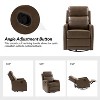 Ofelia Upholstery Wingback Swivel Recliner for Bedroom and Living Room |Artful Living Design - 3 of 4