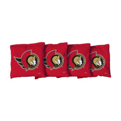 NHL Ottawa Senators Corn-Filled Cornhole Bags Red - 4pk