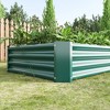 Raised Garden Bed Outdoor, 6X3X1 ft , Metal Raised Rectangle Planter Beds for Plants, Vegetables, and Flowers - Green - 2 of 4