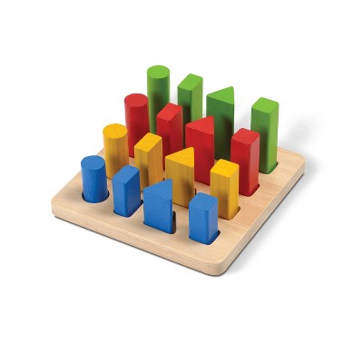 Plantoys| Geometric Peg Board