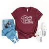 Simply Sage Market Women's I'm Busy Raising Ballers Short Sleeve Graphic Tee - 3 of 4