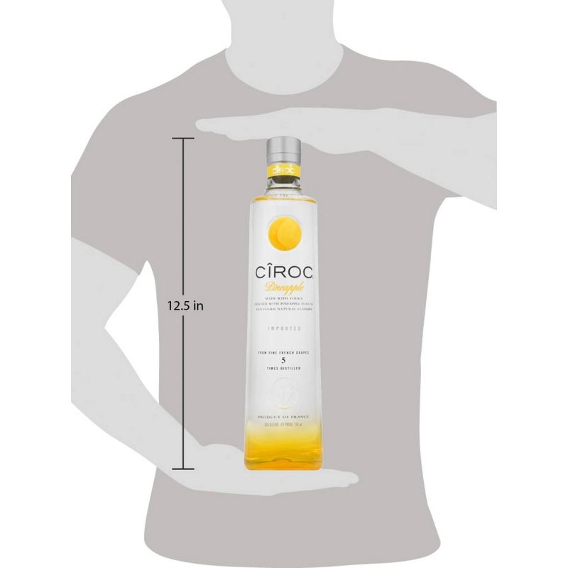 C&#206;ROC Pineapple Vodka - 750ml Bottle, 4 of 7