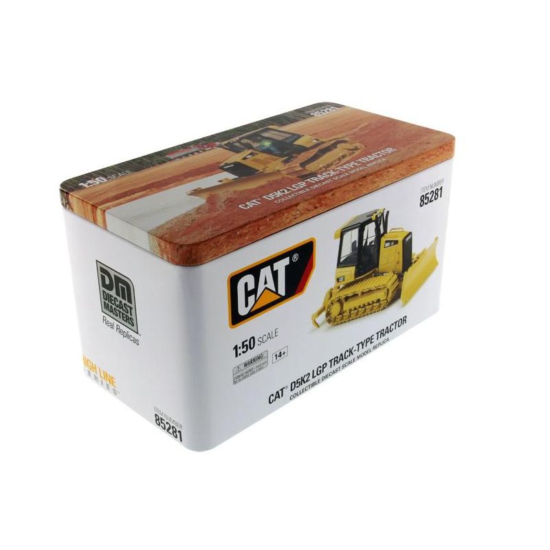 CAT Caterpillar D5K2 LGP Track Type Tractor Dozer with Ripper and Operator "High Line" Series 1/50 by Diecast Masters, 4 of 5