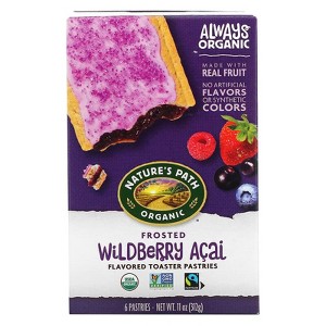 Nature's Path Organic Frosted Toaster Pastries Wildberry 6 Bars - 1 of 3