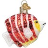 Old World Christmas Blown Glass Ornament for Christmas Tree, Peppermint Angelfish - 3 of 4