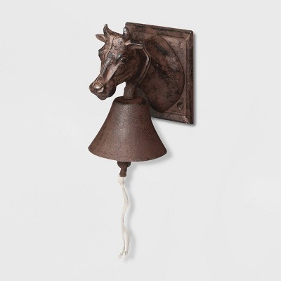 7" Cast Iron Cow Doorbell Brown - Esschert Design