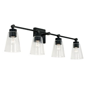 Capital Lighting Rory 4 - Light Vanity in  Matte Black - 1 of 3