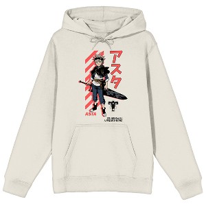 Black Clover Asta, Katakana, and Title Logo Adult Sand Graphic Hoodie - 1 of 3