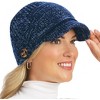 Collections Etc Knit Brimmed Hat With Mask - 2 of 4