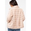 August Sky Women's Faux Fur Collared Puffer Jacket - 2 of 4