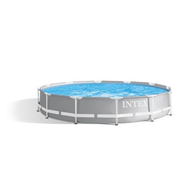 Intex 26710eh Prism Frame Premium Above Ground Swimming Pool: 12ft X ...