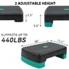 Swtroom Step Deck with Anti Skid Rubber Adjustable Lightweight Stepper Deck Multifunction Fitness Stepper - 2 of 4