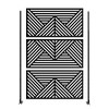 Dovelina Metal Outdoor Wall Sign Panels Decorative Screen - 3 Panels - 2 of 4