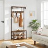 VASAGLE Coat Rack 3-in-1 Hall Tree Rustic Brown - 3 of 4