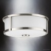 Urban Ambiance Luxury Modern Farmhouse Indoor Ceiling Light,  4-5/8''H x 12-5/8"W x 12-5/8''D,  Brushed Nickel Finish, UHP4597 - 3 of 4