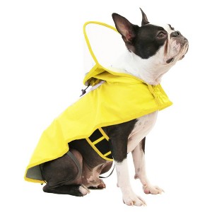 Gooby Raincoat, Adjustable Rain Cap with See Through Visor, Yellow, 2X - 1 of 1